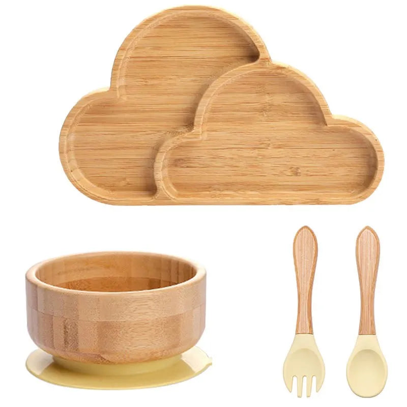 Ensemble - Assiette, Bol, Couvert - Nuage