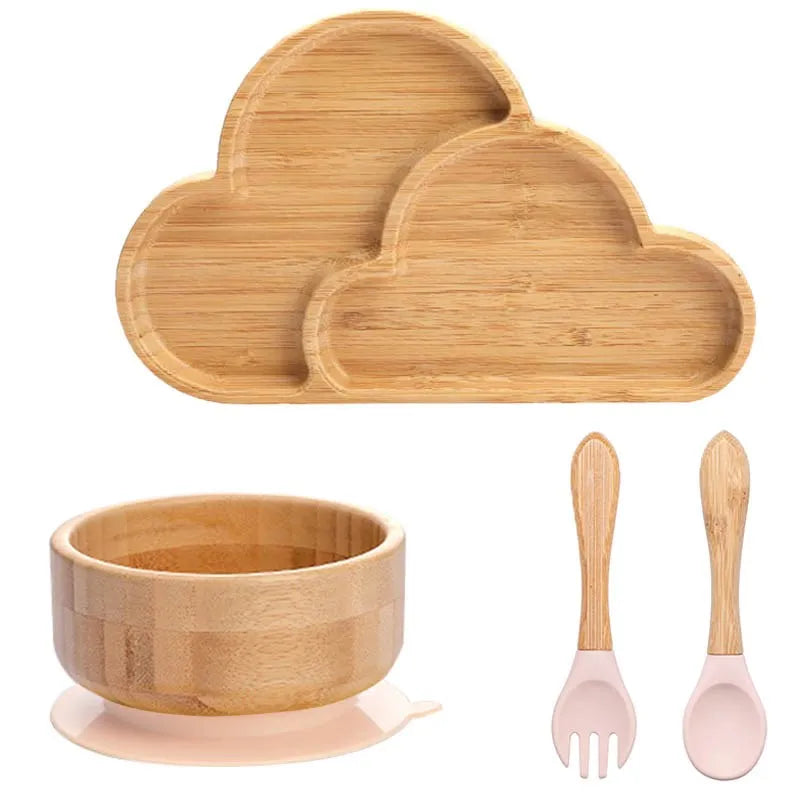 Ensemble - Assiette, Bol, Couvert - Nuage