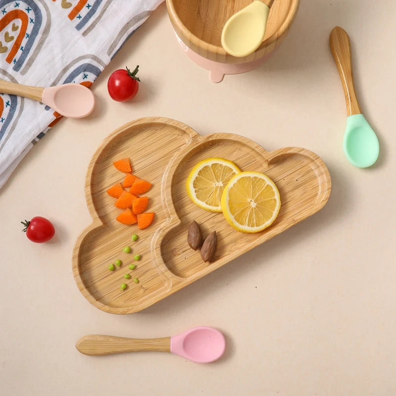 Ensemble - Assiette, Bol, Couvert - Nuage