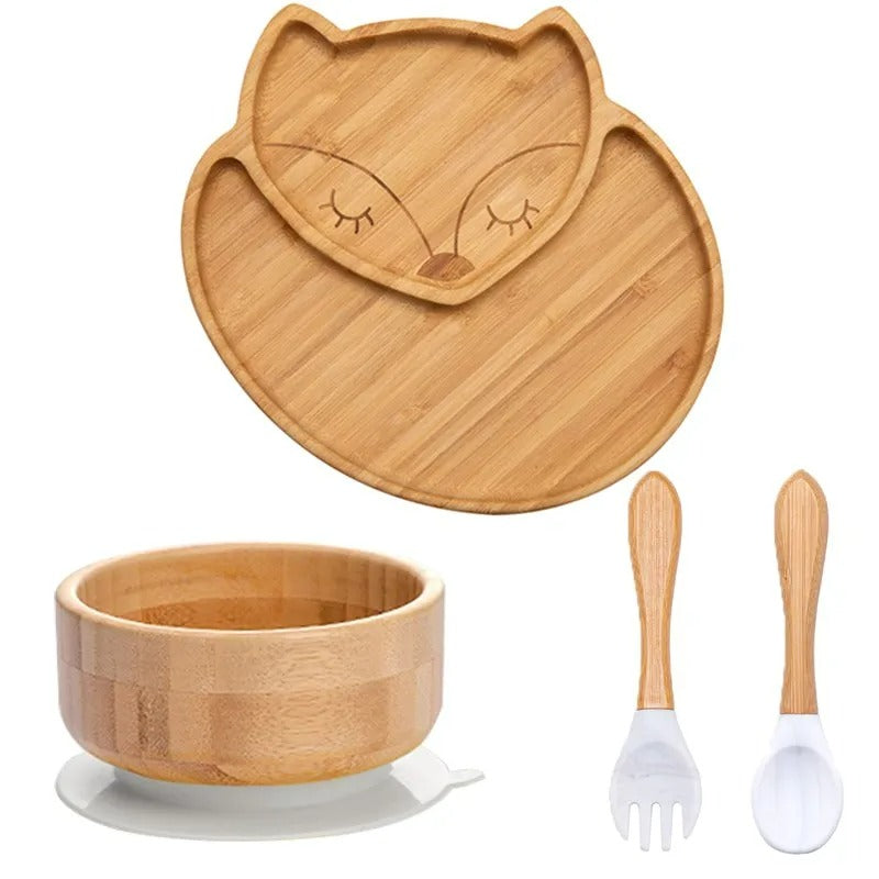 Ensemble - Assiette, Bol, Couvert - Renard