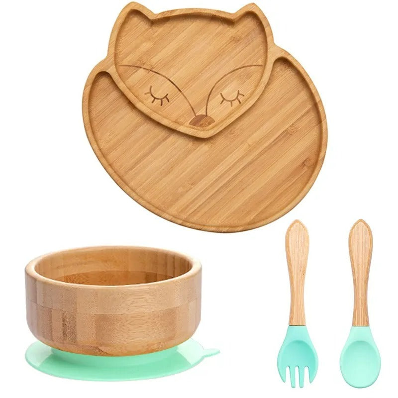 Ensemble - Assiette, Bol, Couvert - Renard